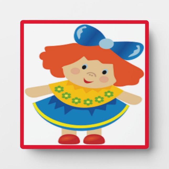PLAQUE PHOTO MA PETITE DOLLINE (Devant)