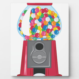 Plaque Photo Machine à gumball