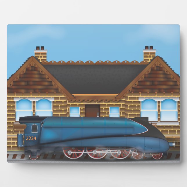 Plaque Photo Machine à vapeur (Devant)