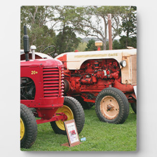 Plaque Photo Machines agricoles des tracteurs anciens 2