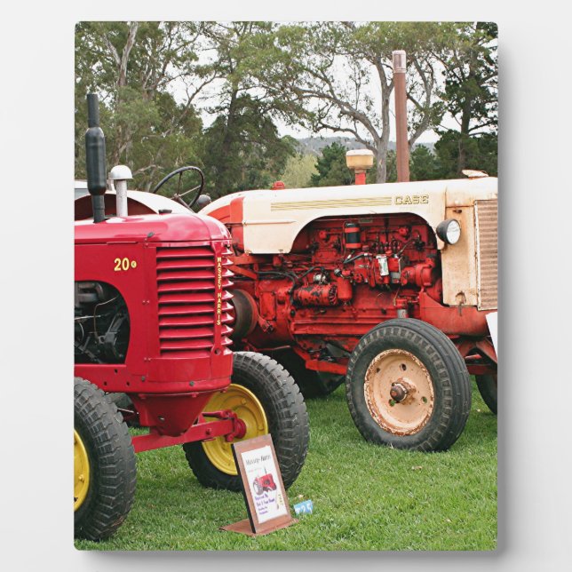 Plaque Photo Machines agricoles des tracteurs anciens 2 (Devant)