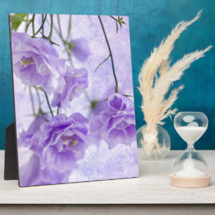 Plaque Photo Macro Fleurs Campanella Violet