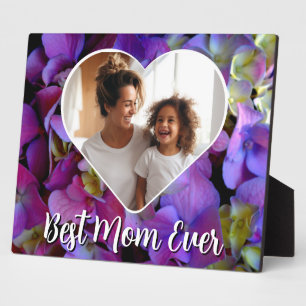 Plaque Photo Magenta bleu hydrangée modèle photo