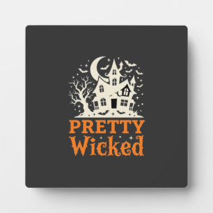 Plaque Photo Maison hantée Halloween Pretty Wicked_1