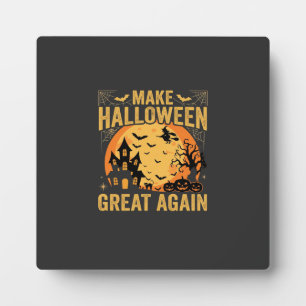 Plaque Photo Maison Hantée Halloween Super Encore Citrouille