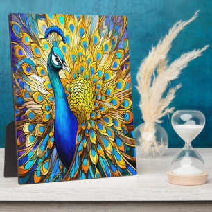 Plaque Photo Majestic Vernis Peacock Style Art Nouveau