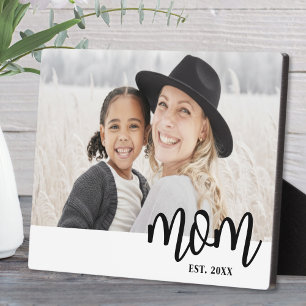 Plaque Photo Maman a établi la photo de cadeau de la fête des m