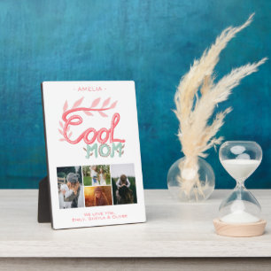 Plaque Photo Maman Cool Hand Lettering Fête des Mères 4 Photo