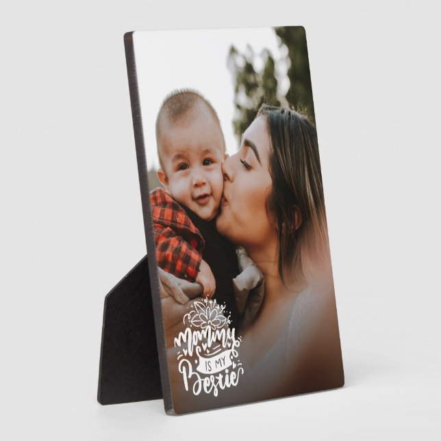 Plaque Photo Maman est ma belle maman Citation BFF Photo Overla (Côté)