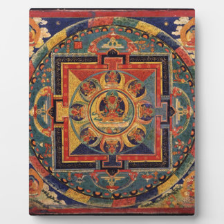Plaque Photo Mandala d'Amitayus. École tibétaine du 19e siècle
