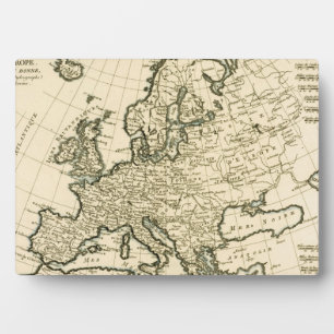 Plaque Photo Map of Europe by Guillaume Raynal