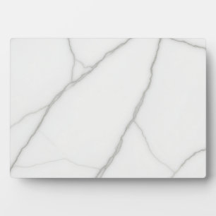 Plaque Photo Marbre Blanc 