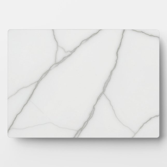 Plaque Photo Marbre Blanc  (Devant)