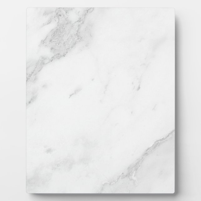 Plaque Photo Marbre Blanc  (Devant)
