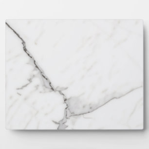 Plaque Photo Marbre Blanc