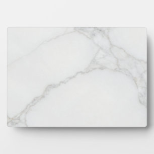 Plaque Photo Marbre Blanc