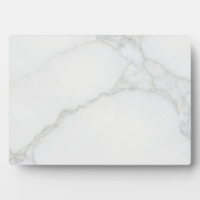 Plaque Photo Marbre Blanc (Devant)