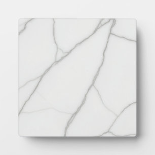 Plaque Photo Marbre Blanc 