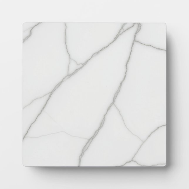Plaque Photo Marbre Blanc  (Devant)