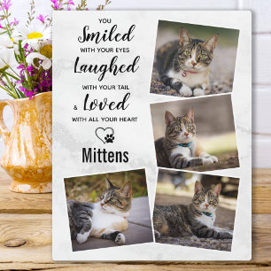 Plaque Photo Marbre moderne Pet Perdre Keepsaké Cat Memorial