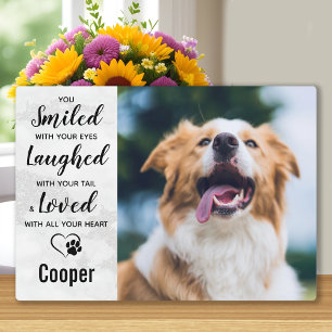Plaque Photo Marbre Perte d'animal de compagnie souvenir Keepsa