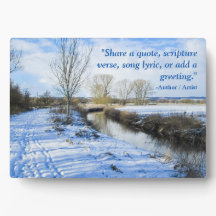 Marche d'hiver en anglais de Riverside - Personnal