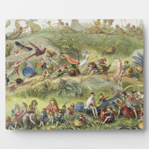 Plaque Photo Marche triomphale de l'Elf-Roi, illustration de