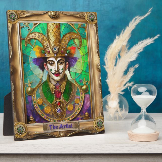 Plaque Photo Mardi Gras Realm Portraits - L'Artiste Dali (Côté)