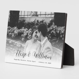 Plaque Photo Mariage Anniversaire photo Keepsaké