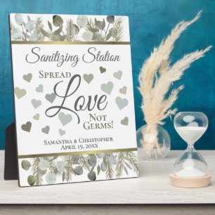 Plaque Photo Mariage de station de nettoyage Eucalyptus & Pine