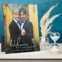 Mariage gay Bienvenue Deux Pièces Photo