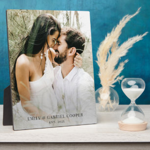 Plaque Photo Mariage photo de couple marié neuf acrylique