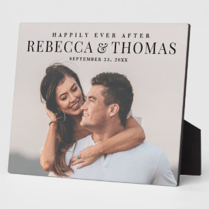 Plaque Photo Mariage photo de type moderne