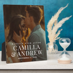 Plaque Photo Mariage photo moderne Keepsaké