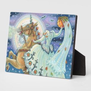 PLAQUE PHOTO MARIÉE DE SLEEPY HOLLOW, HORSEMAN PALOMINO HORSEMA