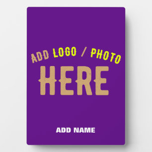 PLAQUE PHOTO MARQUE VÉRIFIÉE INDIGO MODERNE ET PERSONNALISABLE