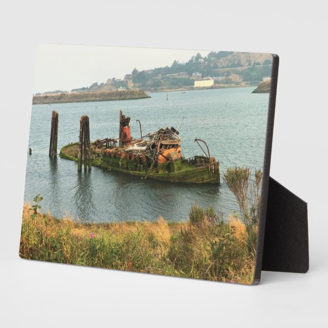 Plaque Photo Mary D. Hume, Gold Beach, Oregon (Côté)