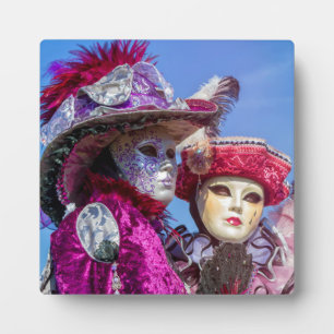 Plaque Photo Masks at Annecy festival, France