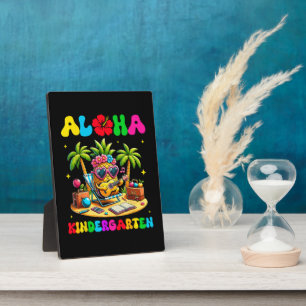 Plaque Photo Maternelle Aloha Ananas Hawaï Rentree Scolaire