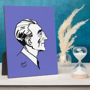 Plaque Photo Maurice Ravel
