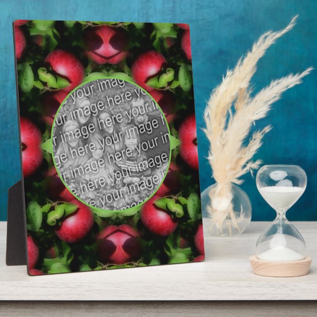 Plaque Photo McIntosh Apples Nature Ajouter Votre Propre Photo (Côté)