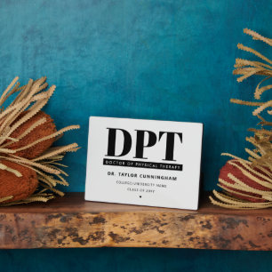 Plaque Photo Médecin DPT moderne personnalisé de thérapie physi