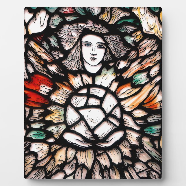 Plaque Photo Méditation en couleurs (Devant)