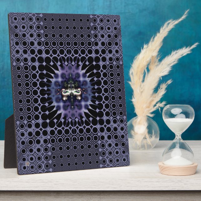 Plaque Photo Méditation Violette (Côté)