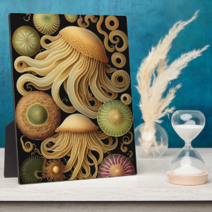 Plaque Photo Méduses   Art de table moderne Haeckel