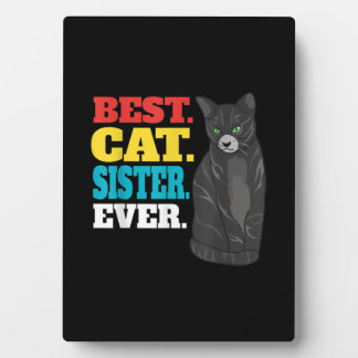 Plaque Photo Meilleur Chat Soeur jamais | Amateurs de chats Kit