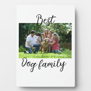 Plaque Photo Meilleur chien famille maman papa animal ami anima