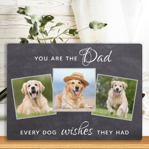 Plaque Photo Meilleur Chien Papa Jamais Rustique Animaux de com