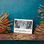 Plaque Photo Meilleur Collage photo de grand-mère Ever 3<br><div class="desc">Créez Votre Propre Collage Photo Simple Et Grandma. Ajoutez Vos Propres Photos,  Ajoutez Vos Propres Salutations Et Faites-En Votre Propre. Faites un collage photo personnalisé pour des occasions spéciales,  la fête des mères,  la fête des grands-parents,  Noël,  fêtes,  mémoriaux,  Mariages,  anniversaires et anniversaires.</div>