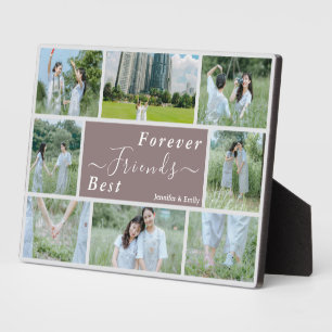 Plaque Photo Meilleur Collage photo des amis pour toujours Plaq
